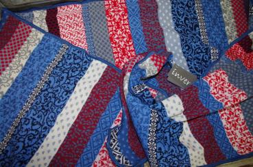 Preview: Schal Flora Ahoi von Invero, Baumwolle, Detail